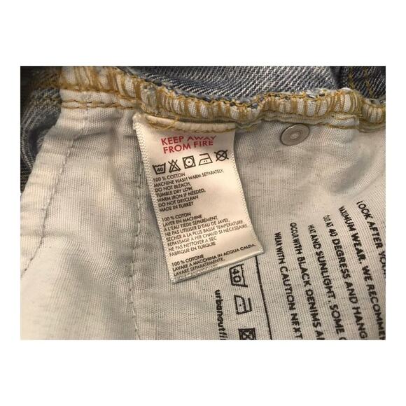 BDG Urban Outfitters Jeans Size 27 Jessye Two Tone Button Fly High Rise Straight - Picture 7 of 11